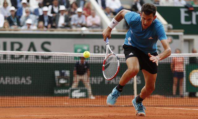 Dominic Thiem nimmt am Mittwoch Anlauf auf sein viertes French-Open-Halbfinale in Folge.