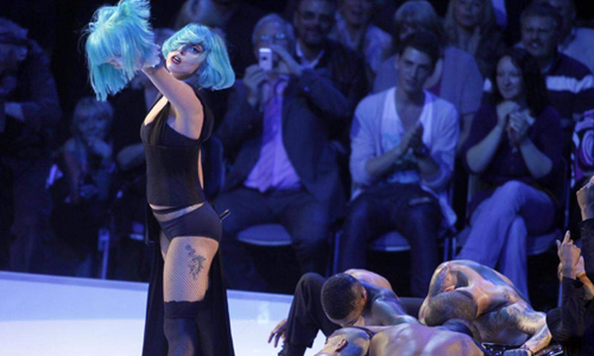 Lady Gagas Auftritt.