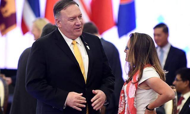 US-Außenminister Mike Pompeo beim Asean-Gipfel in Bangkok.