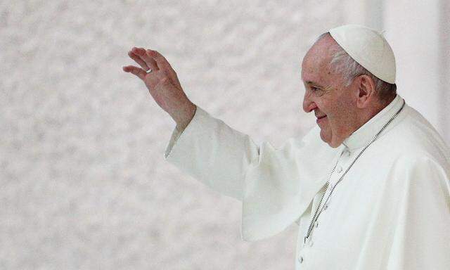 Papst Franziskus bei seiner Generalaudienz.