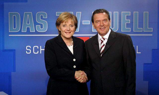 Merkel, Schröder