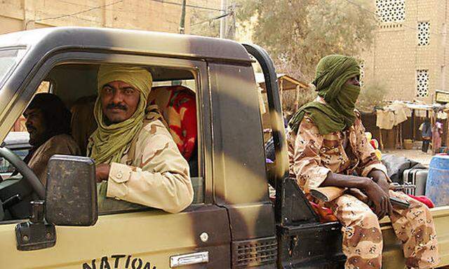 Tuareg-Kämpfer im Norden Malis