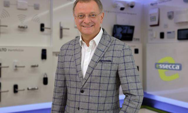 Wilfried Hirmann, Geschäftsführer der Essecca GmbH. Das Unternehmen zählt zu den Marktführern im Bereich elektronischer Zutrittslösungen in Österreich.