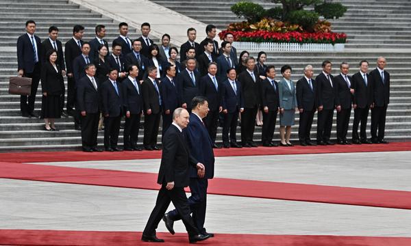 Putin und Xi in Peking.