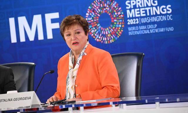 Die Direktorin des Internationalen Währungsfonds, Kristalina Georgieva, steuert auf eine zweite Amtszeit zu. 