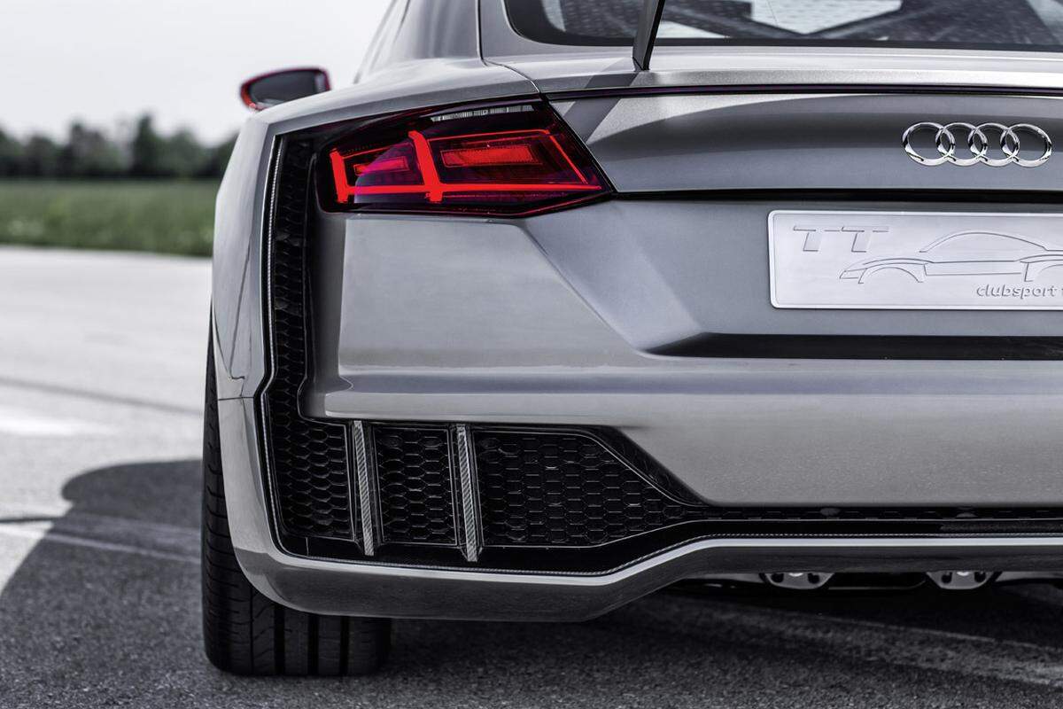 Der Audi TT Clubsport Turbo ist aber nicht nur Technologieträger für den elektrischen Turbo.