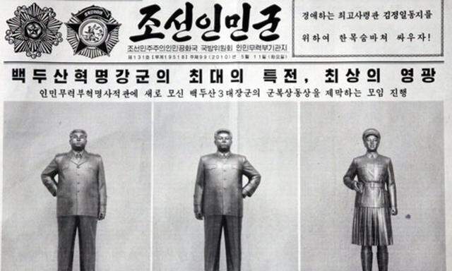 Nordkorea Neuer Personenkult Jongils