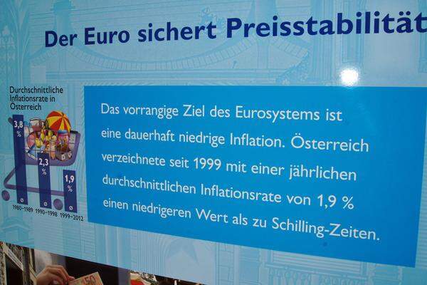 Die Nationalbank will mit dem Euro-Bus nicht nur Schillinge "heimholen", sondern sucht auch den Dialog mit kritischen Besuchern und will über die Vorteile der Gemeinschaftswährung aufklären.