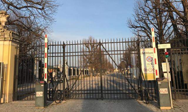 Die Tore des Schlossparks Schönbrunn bleiben geschlossen. 