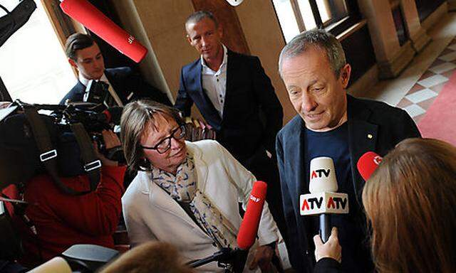 Telekom Untersuchungsausschuss im Parlament  Pilz, Petzner, Moser  Foto: Clemens Fabry