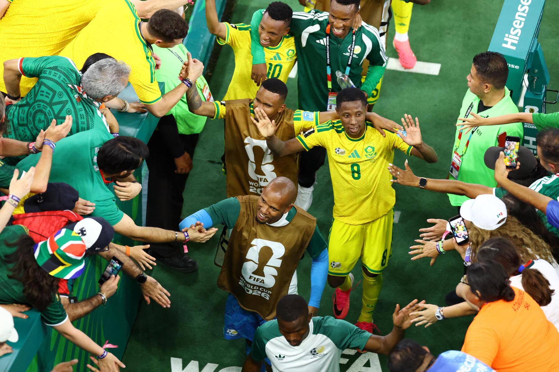 South Africa reaches World Cup knockout stage for first time after beating South Korea