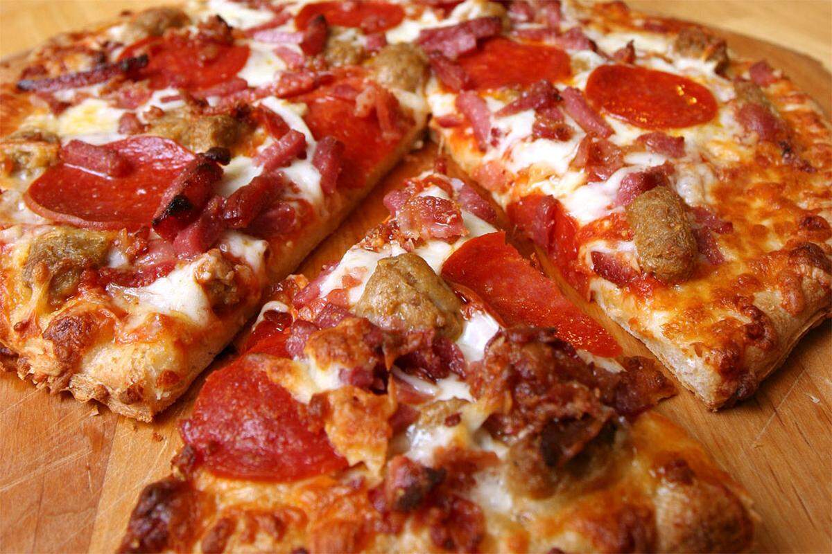 Pizza-Lieferdienste machen ein Drittel ihres Jahresumsatzes.