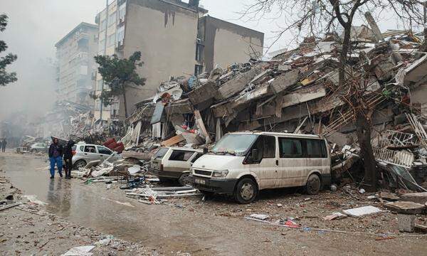 Ein Bild aus Kahramanmaras in der Türkei, nahe des Epizentrums.