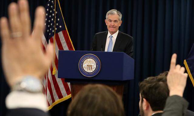 US-Notenbankchef Jerome Powell erwartet eine konjunkturelle Abkühlung.