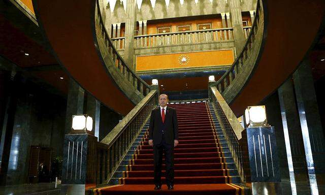 Derselbe Architekt, der Erdogans Palast in Ankara (Bild) plante, konzipierte auch dessen Sommerresidenz.