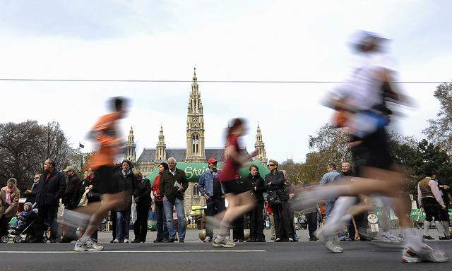 Der Vienna City Marathon am Ring.