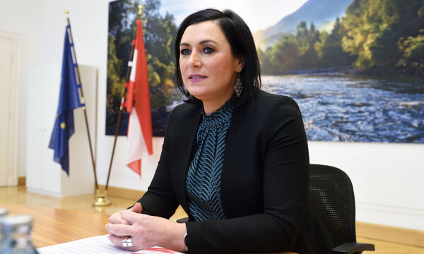 „Ich bin davon überzeugt, dass ich auf der Piste stehen werde“, so Köstinger.