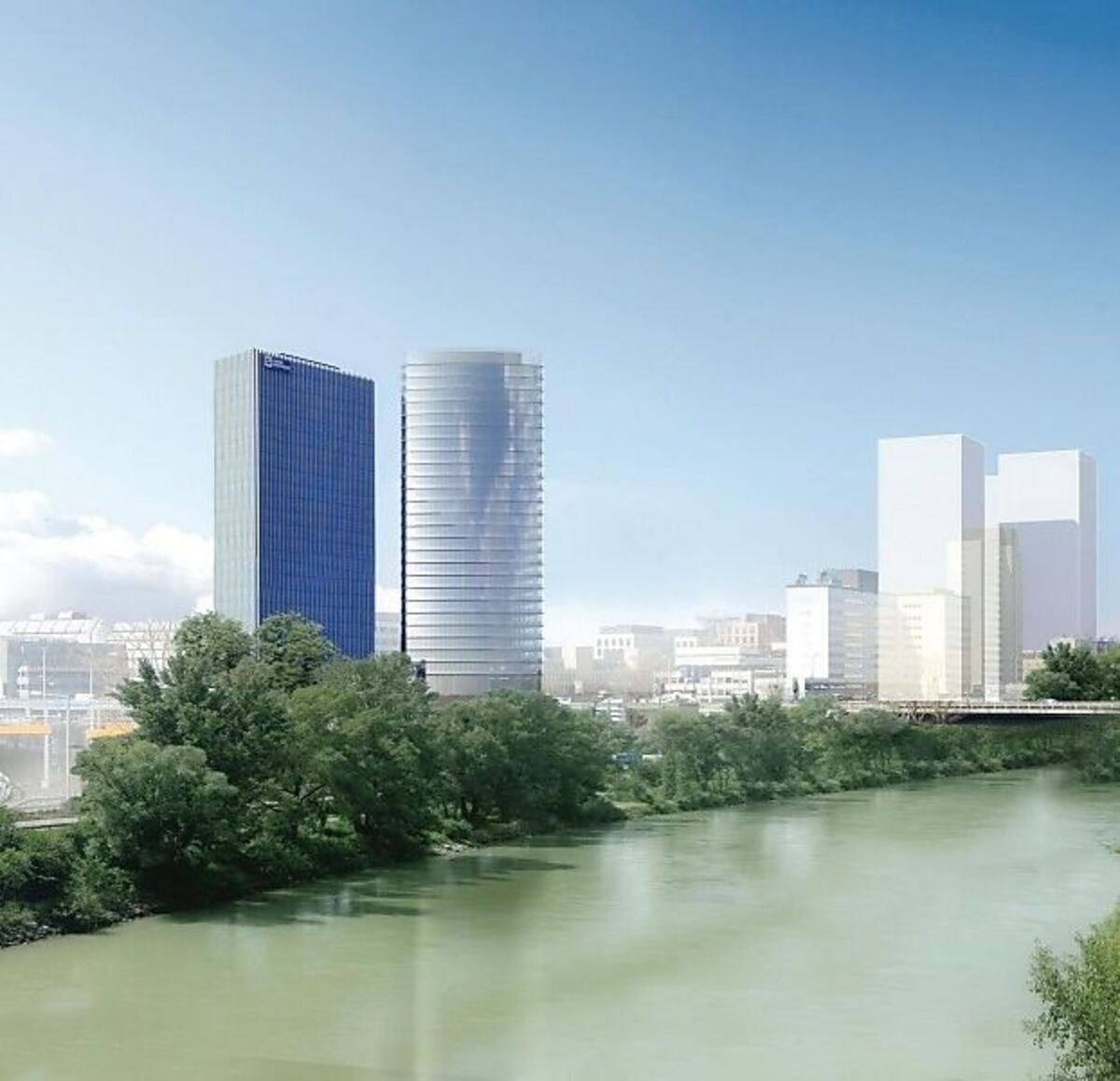 Der ORBI Tower der Architekten Zechner & Zechner ZT GmbH ist das Siegerprojekt eines offenen Expertenverfahrens im ersten Halbjahr 2013. Der neue Turm soll ein Blickfang beim Verkehrsknoten Prater werden. Die gläserne Fassade mit der stromlinienförmigen Grundform wird durch horizontale Linien strukturiert. Damit bildet der Turm einen Kontrast zur umgebenden Bebauung und deren kristallinen Struktur. Der neue Tower ist ein Element in der Perlenkette von Büro- und Wohnhäusern, die in und um TownTown errichtet wurden und werden. DGNB Vorzertifikat in Silber.