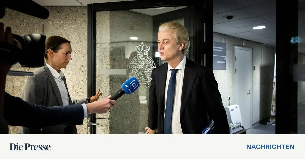 The agreement in the Netherlands: Forming a right-wing coalition with Geert Wilders