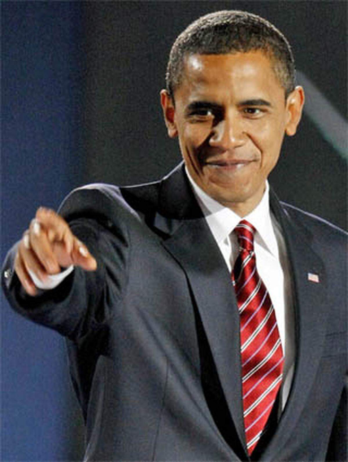 "In Amerika ist alles möglich."  Barack Obama, der erste schwarze US-Präsident.