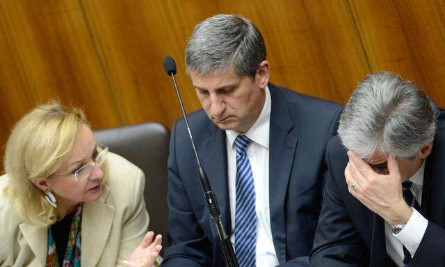 NATIONALRAT: FEKTER/SPINDELEGGER/FAYMANN