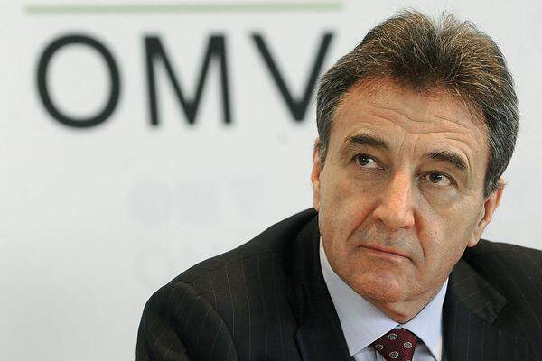 Gerhard Roiss OMV-Vorstandschef Vergütung: 2,86 Millionen Euro