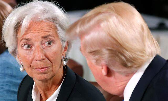 IWF-Chefin Christine Lagarde hat mit den Notenbankplänen von US-Präsident Donald Trump keine Freude.