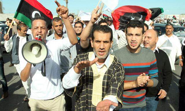 LIBYA CONFLICTS ANTI MILITIA PROTEST 