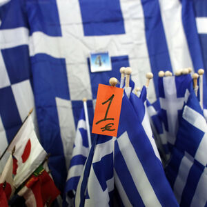 Local Economy At Farmers Market As Troika Plan Return To Greece