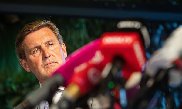 20220830 Pressekonferenz zur finanziellen Lage von Wien Energie WIEN,OESTERREICH - 30. AUGUST: Finanzstadtrat Peter Han