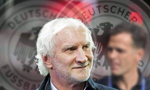 FOTOMONTAGE: DFB: Rudi Voelller wird neuer Teammanger und damit Nachfolger von Oliver BIERHOFF. ARCHIVFOTO: Rudi VOELLER