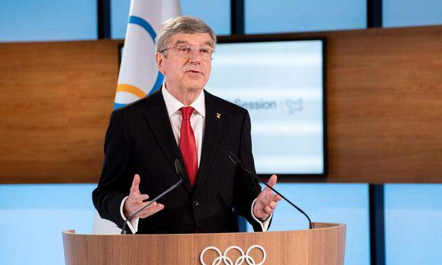 IOC President Bach opens the 137th IOC Session and virtual meeting in Lausanne