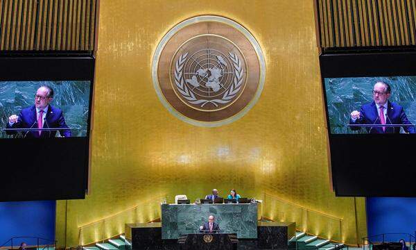 Außenminister Schallenberg sprach am Donnerstagabend vor der Generalversammlung der Vereinten Nationen.