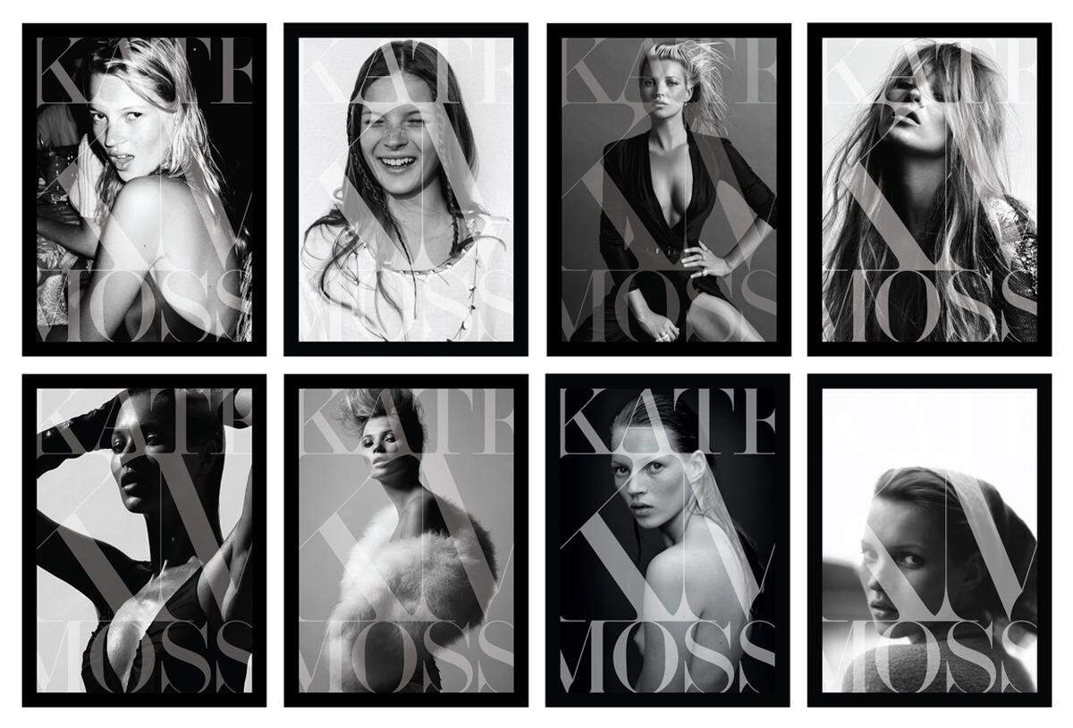 "Kate: Das Kate Moss Buch" Herausgegeben von Fabien Baron mit Jess Hallett und Jefferson Hack. Mit einem Vorwort von Kate Moss und einem Gespräch zwischen Kate Moss und Jess Hallett.  448 Seiten, 295 Tafeln in Farbe und Schwarzweiß. Das Buch erscheint mit acht verschiedenen Coverphotos von: Mario Testino, Corinne Day, Inez van Lamsweerde & Vinoodh Matadin, Craig McDean, Mert & Marcus, David Sims, Mario Sorrenti und Jürgen Teller um 78 Euro. Erschienen über den Verlag Schirmer/Mosel. 