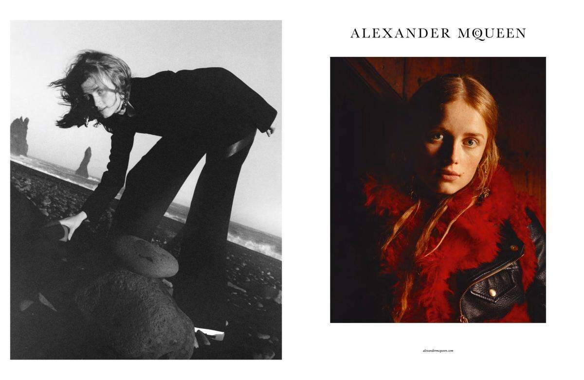 Verträumt und rustikal ist die neue Kampagne von Alexander McQueen.