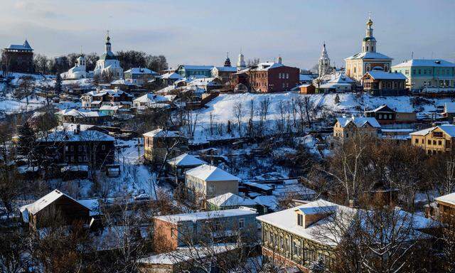 Historisches Städtchen am „Goldenen Ring“: Wladimir, 170 Kilometer östlich von Moskau.