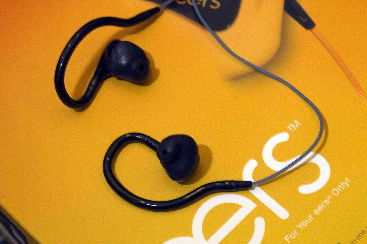 In-Ear-Kopfhörer, die perfekt passen: Für die Maßgeschneiderten Kopfhörer, die sich dem individuellen Gehörkanal anpassen gab es sogar einen CES Innovation Award für die "Besten Kopfhörer". Die individuelle Anpassung dauert nur fünf Minuten, die Preise starten bei rund 200 Dollar.