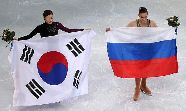 Yuna Kim und Adelina Sotnikowa