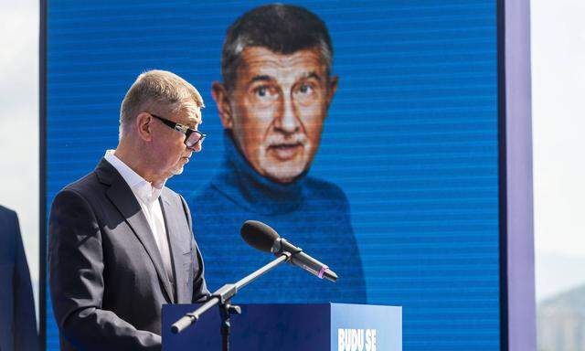 Czech Prime minister and ANO movement chairman Andrej Babis speaks during launch of election campaign of the movement,