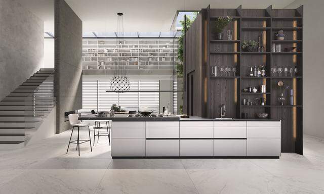 „Contino“ von Leicht versteht die Küche als architektonische Einheit.