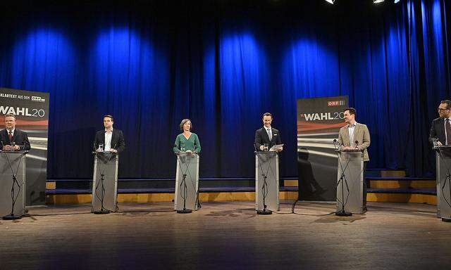 Beim ersten TV-Duell des Wien-Wahlkampfs diskutierten die Spitzenkandidaten vor allem über Corona und die Konsequenzen.