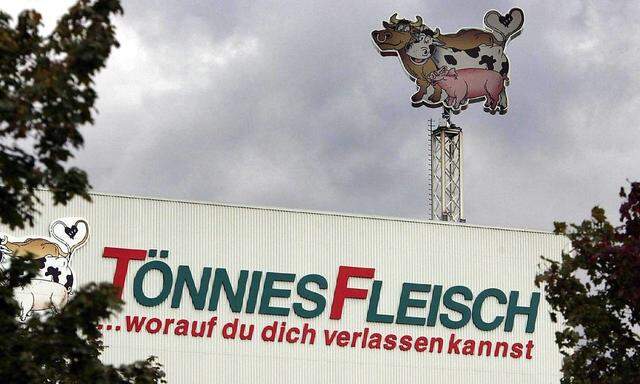 Fleischfabrikant Toennies in Rheda Wiedenbrueck