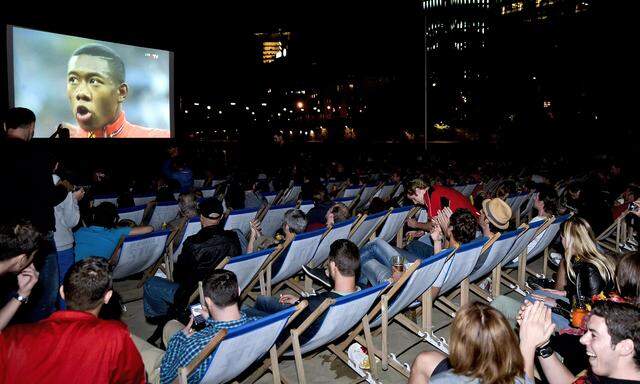 FUSSBALL WM-QUALIFIKATION: DEUTSCHLAND - �STERREICH / PUBLIC VIEWING IN WIEN