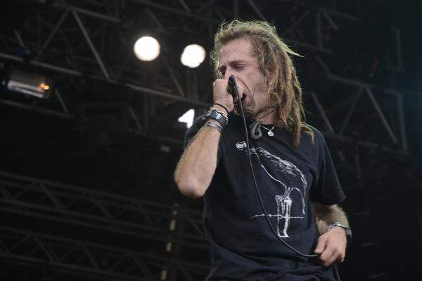 Es gebe eine Menge guter Bands beim Nova Rock zu sehen, ließ Lamb of God-Sänger Randy Blythe seine Zuhörer wissen. "Aber jetzt ist Heavy-Metal-Zeit!"