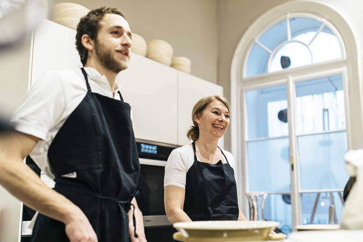 Die Initiatoren: Simon Wöckl und Barbara van Melle.