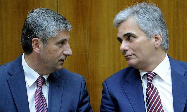 NATIONALRAT: FAYMANN, SPINDELEGGER