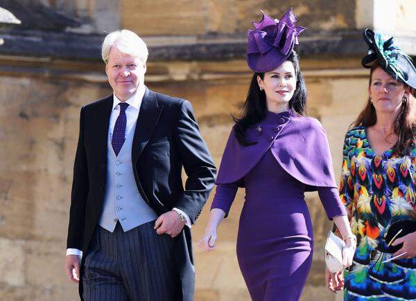 Prinzessin Dianas Bruder und Prinz Harrys Onkel Charles Spencer, 9th Earl Spencer, mit Ehefrau Karen.