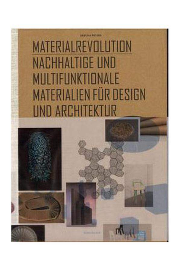 "Materialrevolution – Nachhaltige und multifunktionale Materialien für Design und Architektur" von Sascha Peters: Designern und Architekten kommt somit eine besondere Rolle und Verantwortung zu - Da inzwischen klar ist, dass uns viele Rohstoffe zukünftig nur noch begrenzt zur Verfügung stehen, wird seit einiger Zeit intensiv an Alternativen geforscht. Zudem ist das Bewusstsein für einen umweltverträglichen Umgang mit Werkstoffen und das Denken in Materialkreisläufen beim Konsumenten angekommen und die Verwendung umweltverträglicher Materialien und Produktionsverfahren wird vom Kunden gewünscht. www.birkhauser.ch