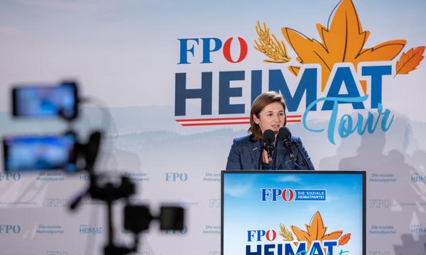 Marlene Svazek Landeshauptmann-Stellvertreterin und Landesparteiobfrau der FPÖ in Salzburg