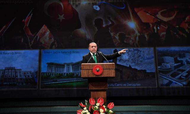 Der türkische Präsident Erdogan. 